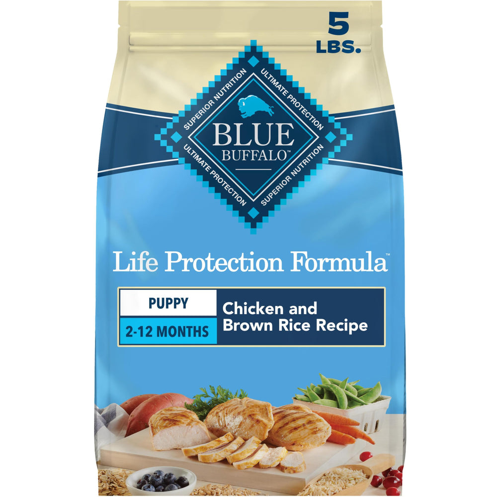 Life Protection Formula Chicken & Brown Rice Puppy Dry Dog Food with DHA & ARA, Supports Immunity with Antioxidant-Rich LifeSource Bits, Promotes Healthy Muscles & Strong Bones, 5 lbs.