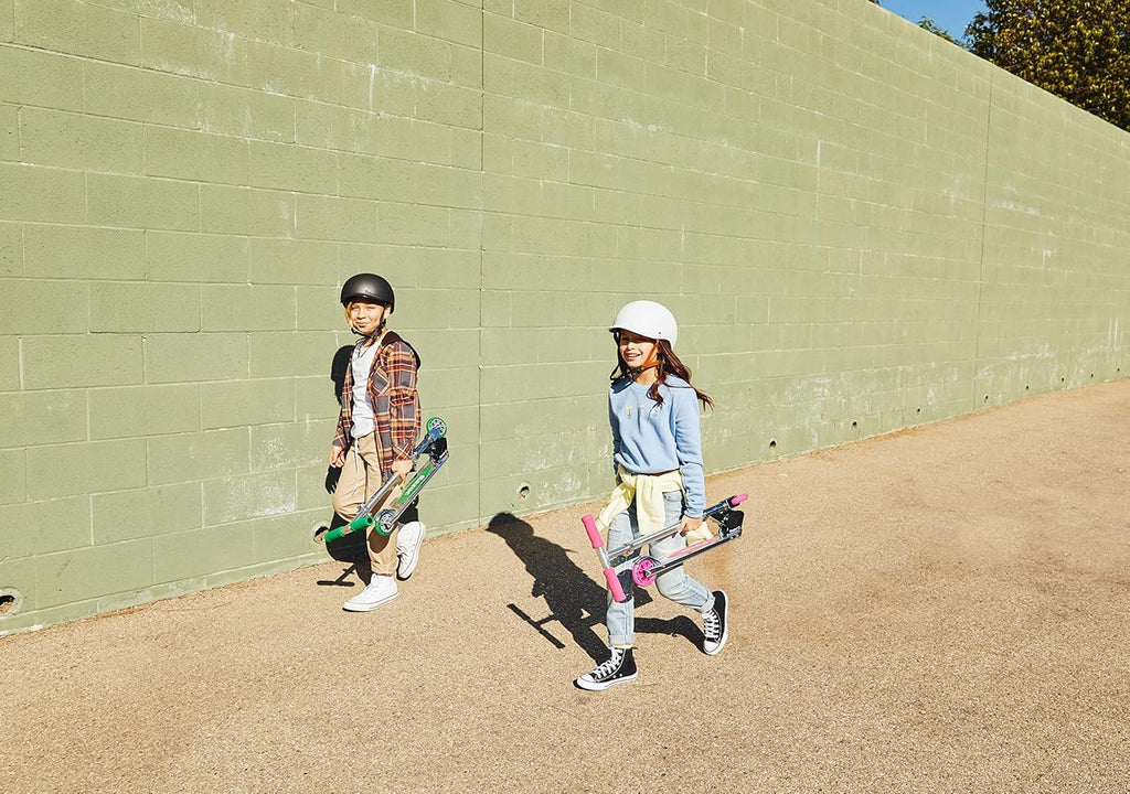 A-Model Kick Scooter for Kids Ages 5+ - Lightweight, Foldable, Aluminum Frame, and Adjustable Handlebars