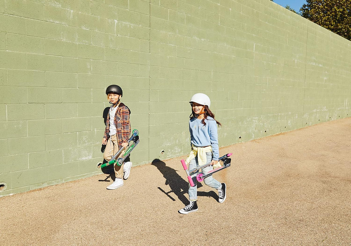 A-Model Kick Scooter for Kids Ages 5+ - Lightweight, Foldable, Aluminum Frame, and Adjustable Handlebars