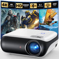 Native 1080P Projector, Bluetooth Home Theater Movie Projector with Built-in Speaker, Compatible with Smartphone, HDMI, Fire Stick, PS5, Indoor & Outdoor Use - Without Google TV System