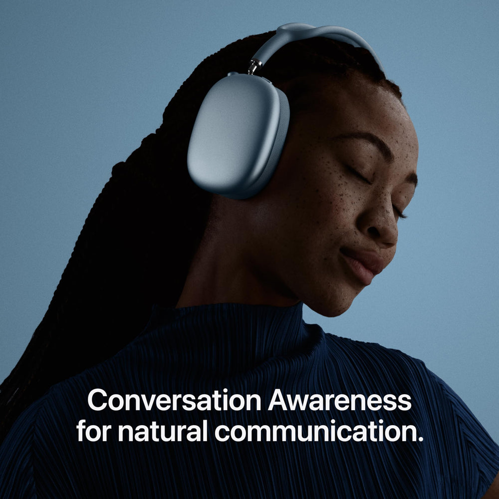 AirPods Max 2 Wireless Over-Ear Headphones, Active Noise Cancellation, Adaptive Audio, Personalized Spatial Audio, Live Translation, Bluetooth Headphones for iPhone – Starlight