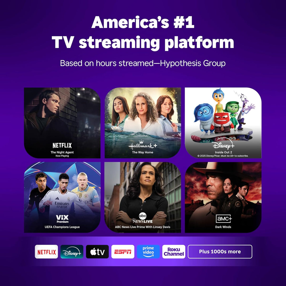 Smart TV 2026 – 55-Inch Select Series, 4K QLED TV – Roku TV with Voice Remote – Flat Screen QLED Television with Wi-Fi for Streaming Live Local News, Sports, & Movies – Bluetooth Headphone Mode