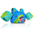 Puddle Float Jumper 20-30-50 Pounds, Toddler Swim Vest for 1-3-5 Years Old, Pool Floats with Swimming Arm Floaties Swim Jacket with Water Wings for Kids Swimmies, Boys, Girls, Niños, Dinosaur