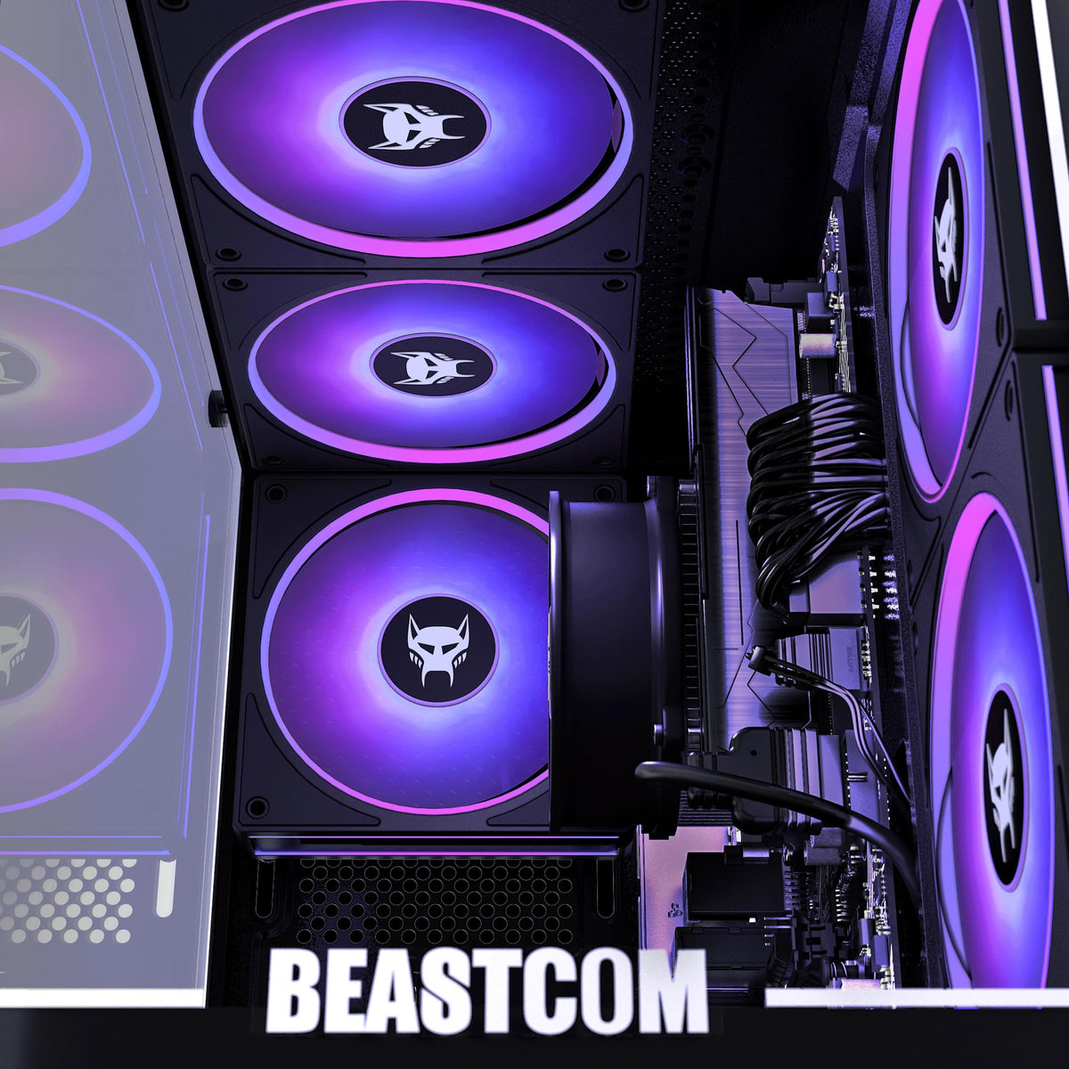 BEASTCOM Q3 Gaming PC Desktop Computer AMD Ryzen 5 3400G, 4K Vega Graphics, 16GB RAM, 512GB M.2 NVMe, 500W 80PLUS PSU, WiFi, Gaming Office Console, Towers Prebuilt PC