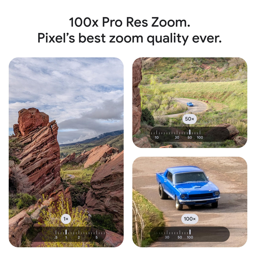 Google Pixel 10 Pro - Unlocked Android Smartphone - Gemini AI Assistant, Triple Rear Camera System, Fast-Charging 24+ Hour Battery, and 6.3" Super Actua Display - Obsidian - 128 GB (2025 Model)