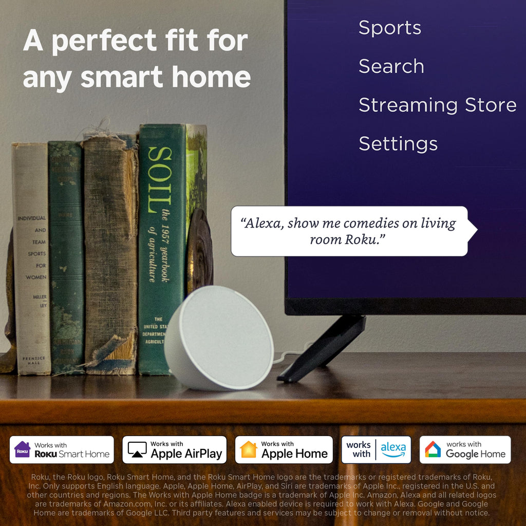 Smart TV 2026 – 32-Inch Select Series, 1080p Full HD TV – Roku TV with Voice Remote – Flat Screen LED Television with Wi-Fi for Streaming Live Local News Sports & Movies, Bluetooth Headphone Mode
