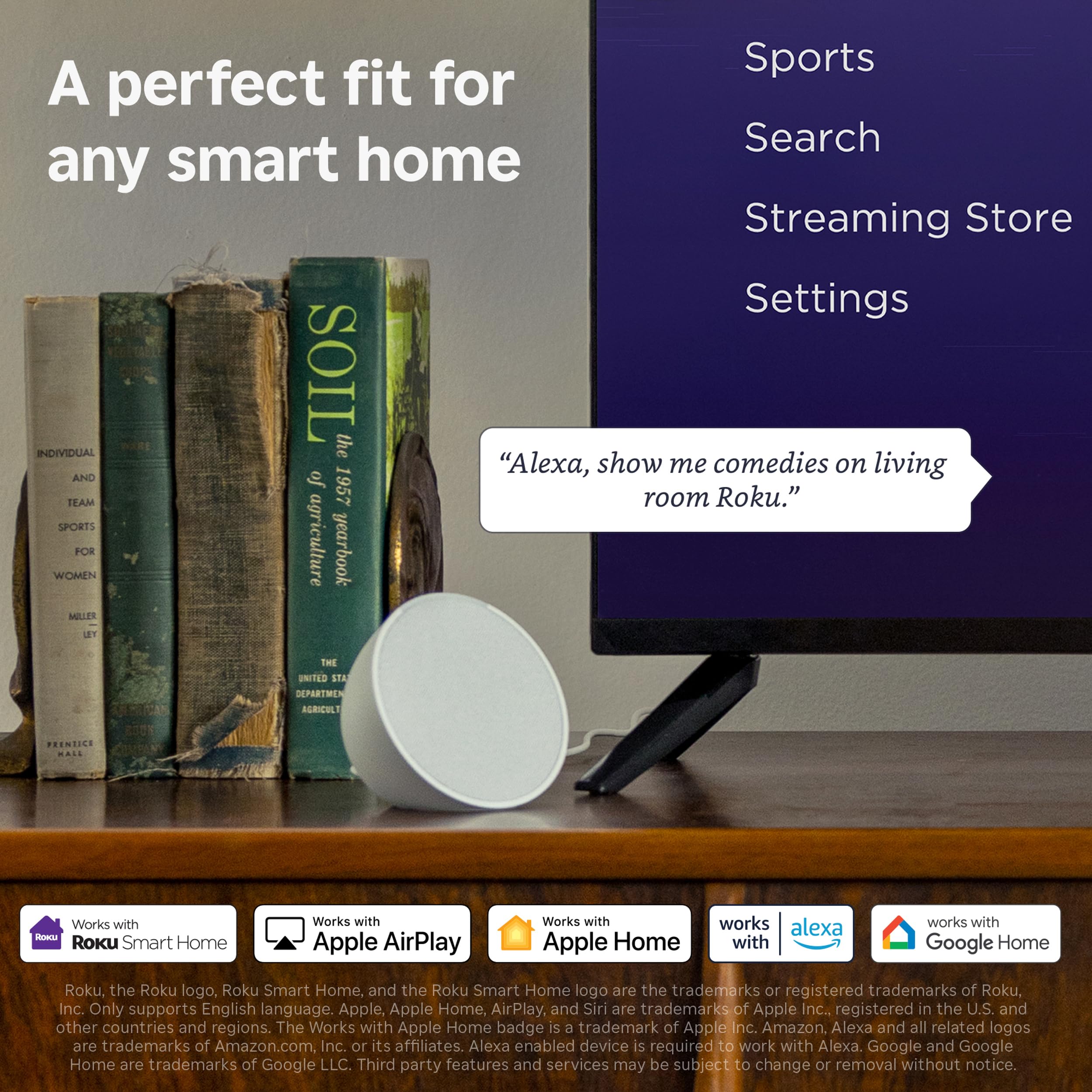 Smart TV 2026 – 32-Inch Select Series, 1080p Full HD TV – Roku TV with Voice Remote – Flat Screen LED Television with Wi-Fi for Streaming Live Local News Sports & Movies, Bluetooth Headphone Mode