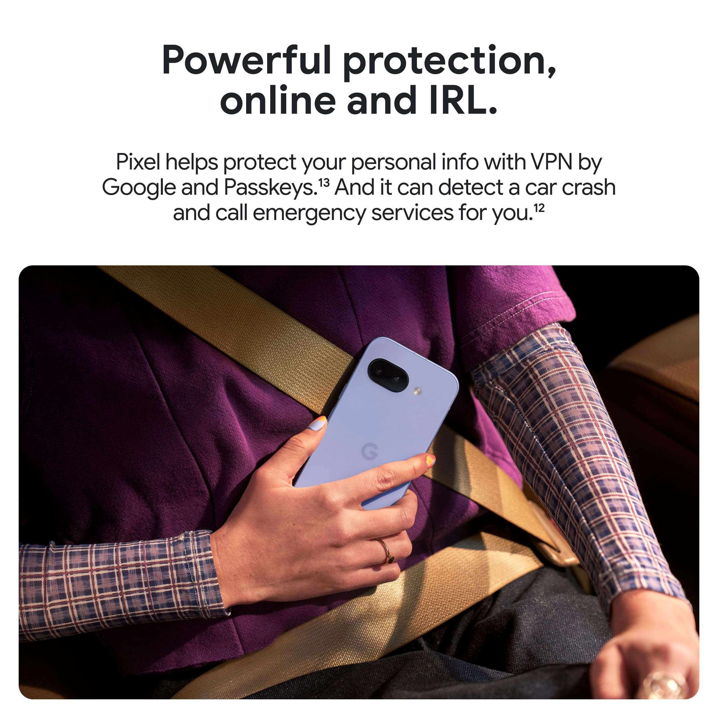 Google Pixel 9a with Gemini - Unlocked Android Smartphone with Incredible Camera and AI Photo Editing, All-Day Battery, and Powerful Security - Peony - 128 GB